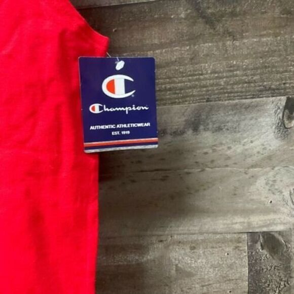 Champion mens red muscle shirt tank top size L large NEW NWT - Picture 8 of 10